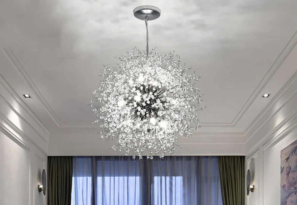 chandelier crystal ball