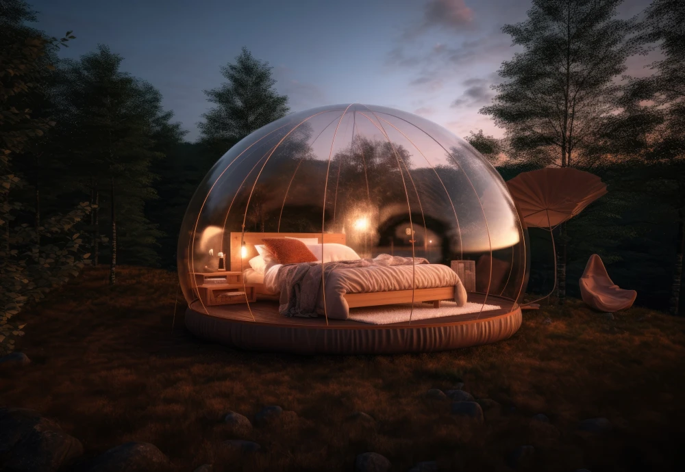 bubble clear tent